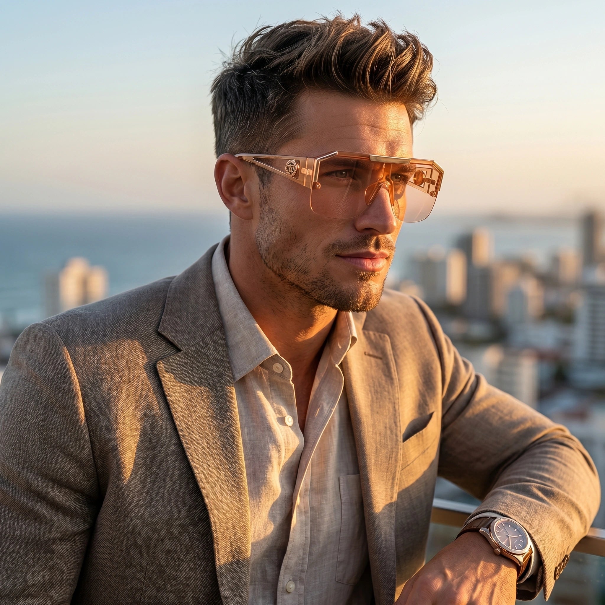 Liam Mens Effortless Stylish Sunglasses