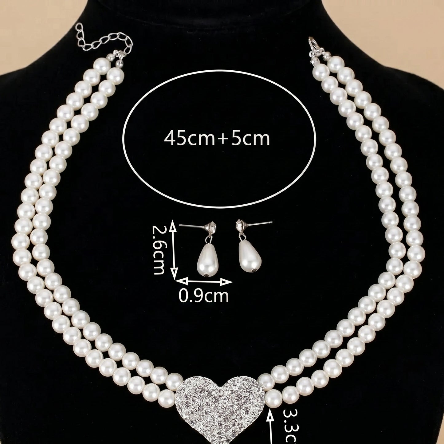 Close up view showing the intricate stitching and luxurious fabric of the Womens Timeless Jewelry Set, perfect for weddings and special occasions.