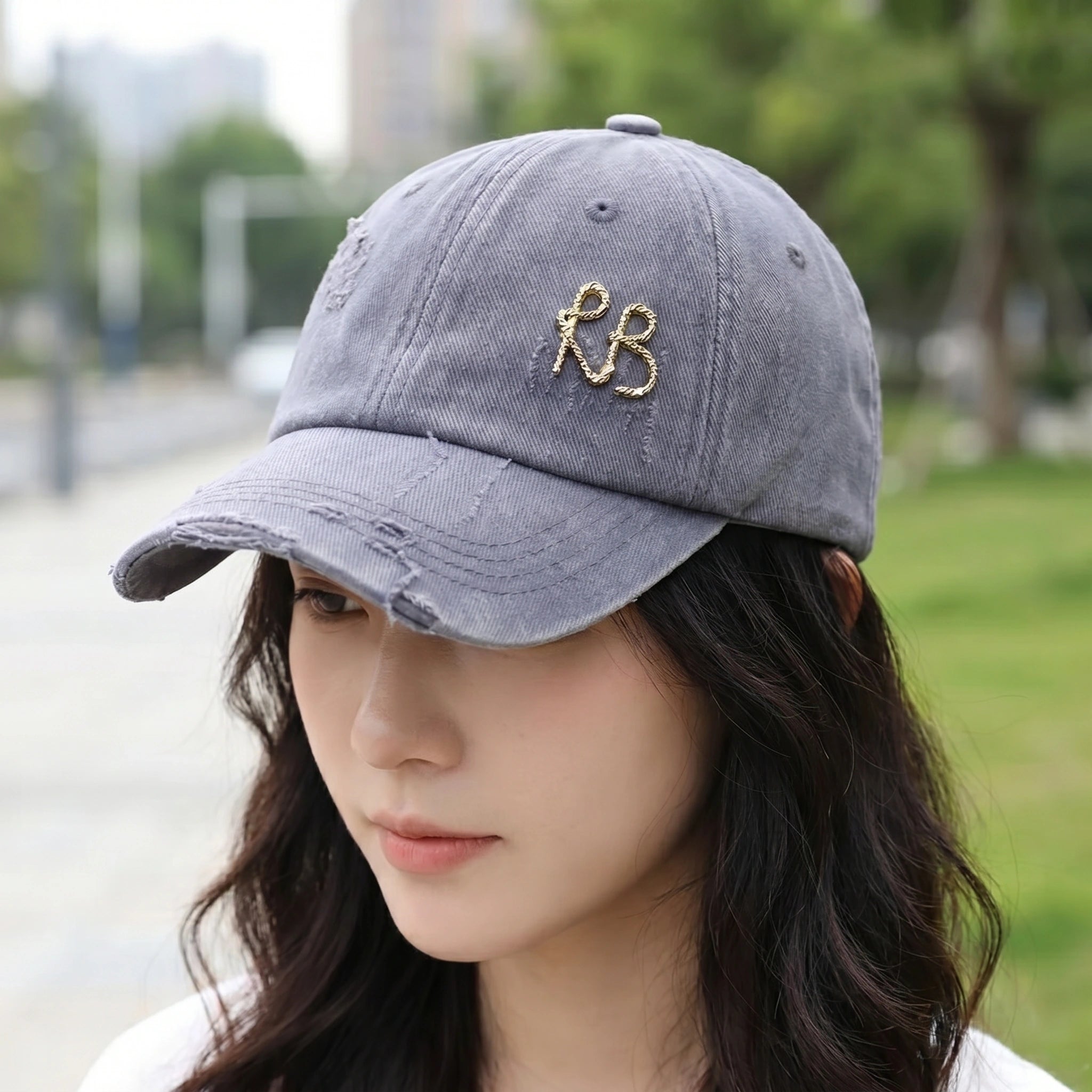 Anna Trendy Water Washed Fashion Baseball Cap Youth