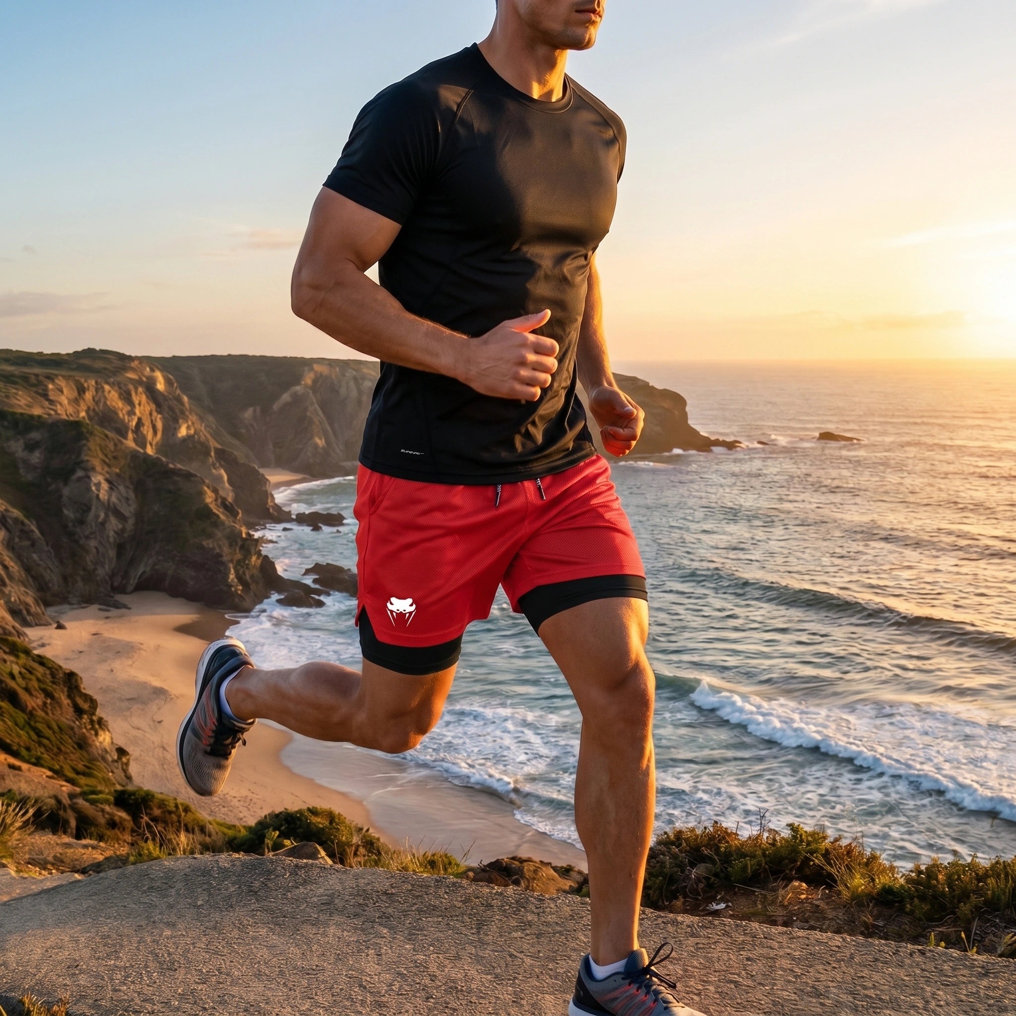 Liam Mens Breathable Quick Dry Athletic Shorts