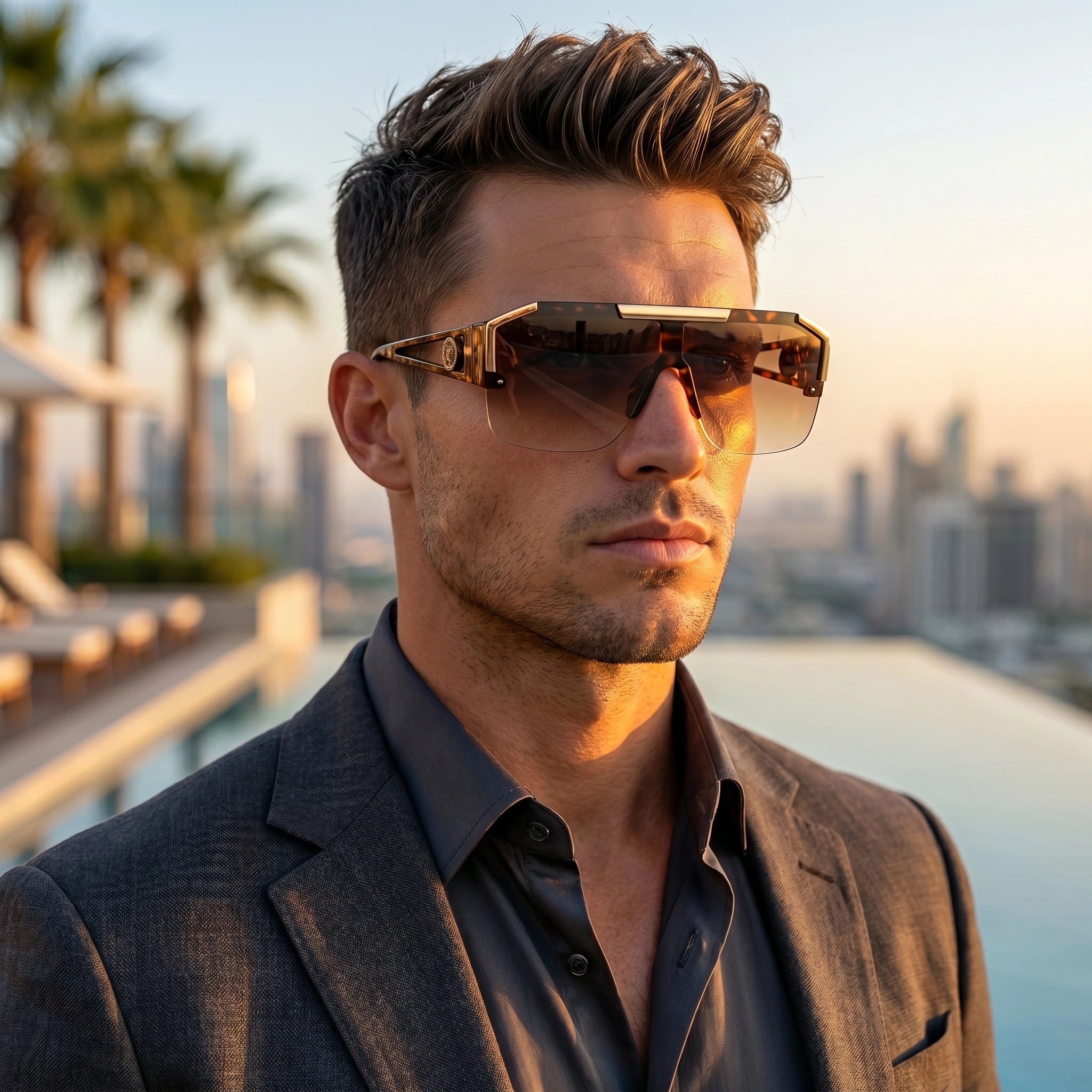 Liam Mens Effortless Stylish Sunglasses