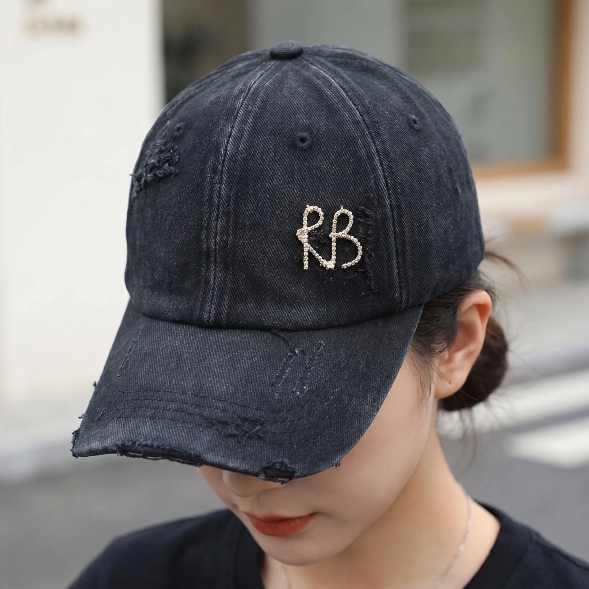 Anna Trendy Water Washed Fashion Baseball Cap Youth