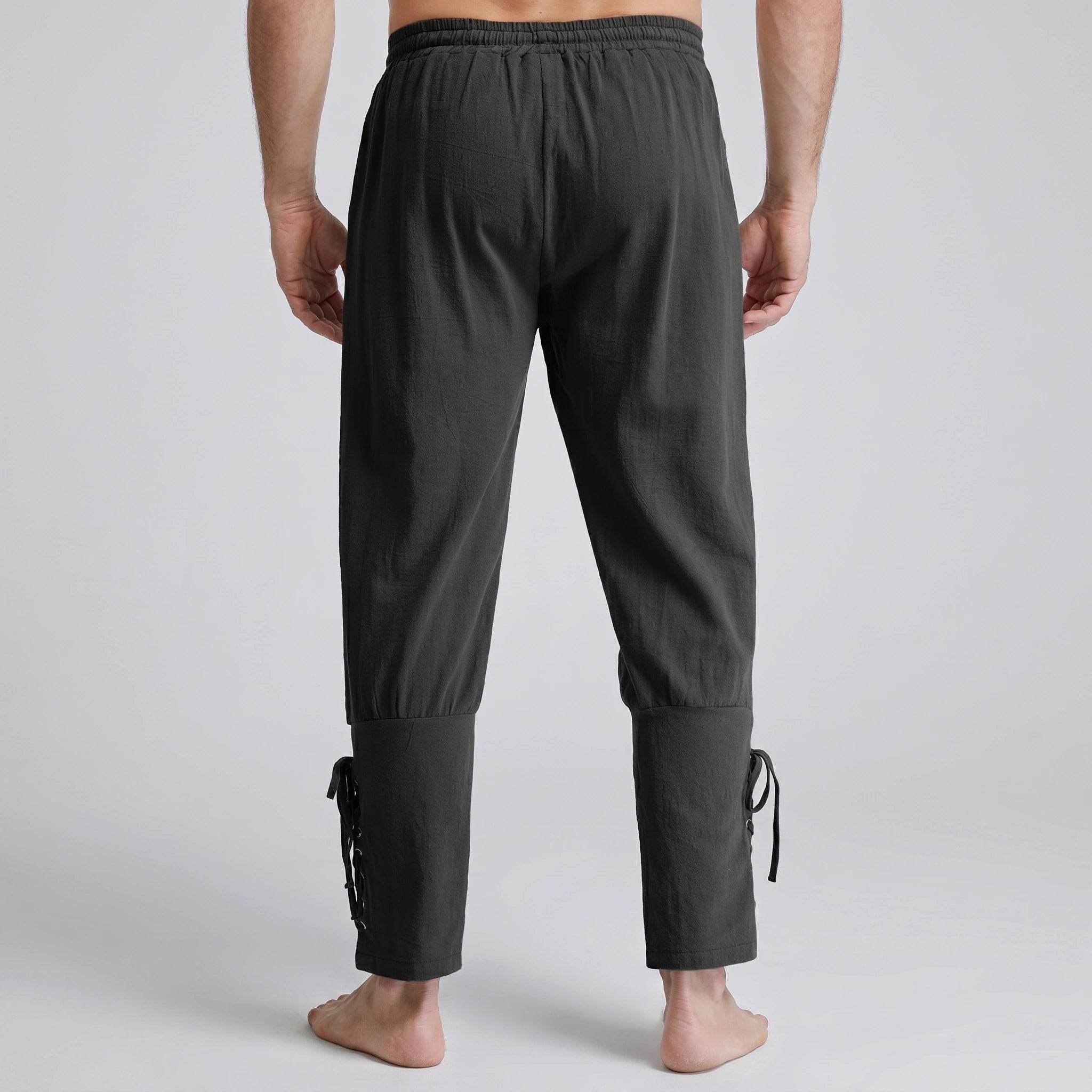 Liam Mens Vintage Breathable Relaxed Summer Linen Pants