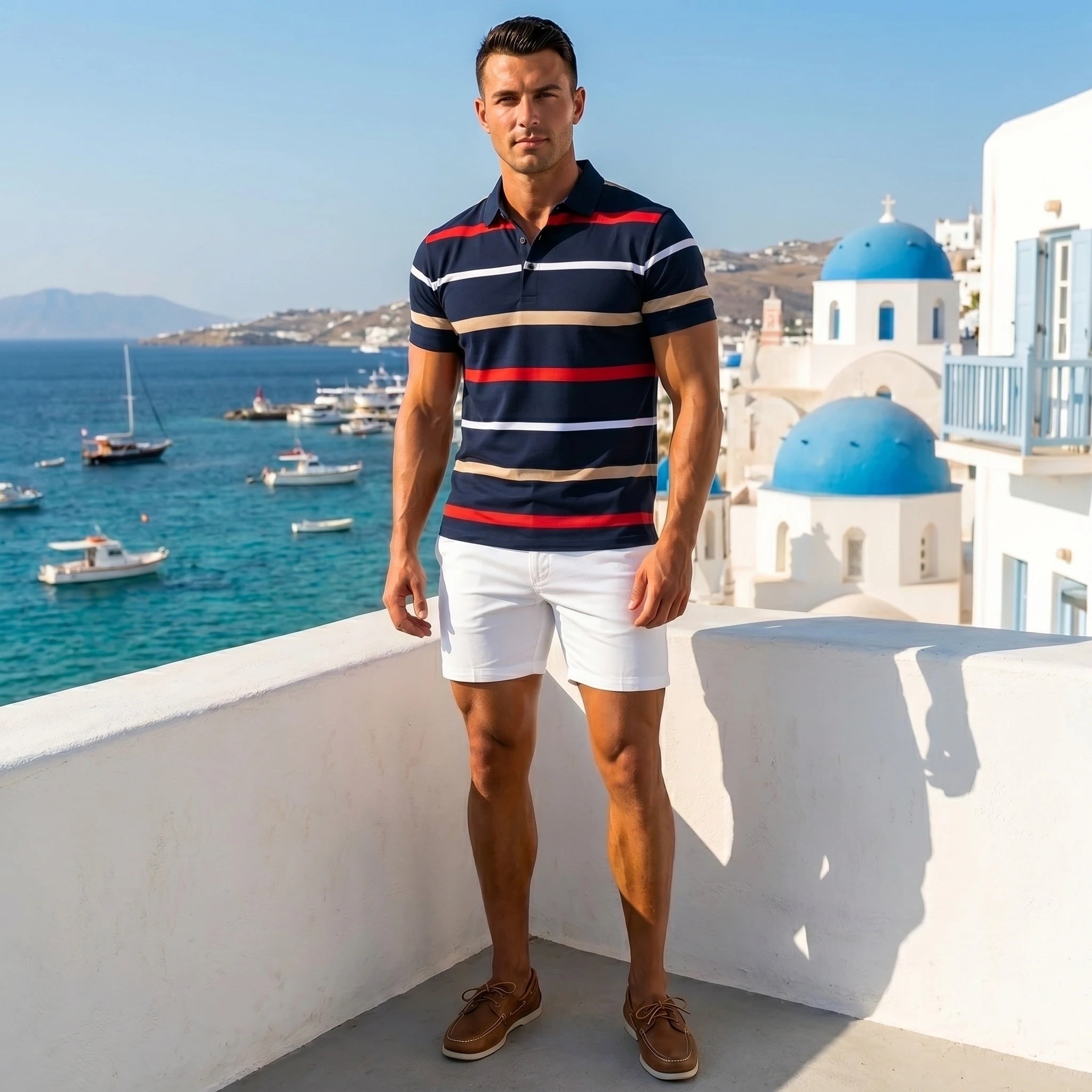 Liam Mens Modern Soft Casual Summer Polo