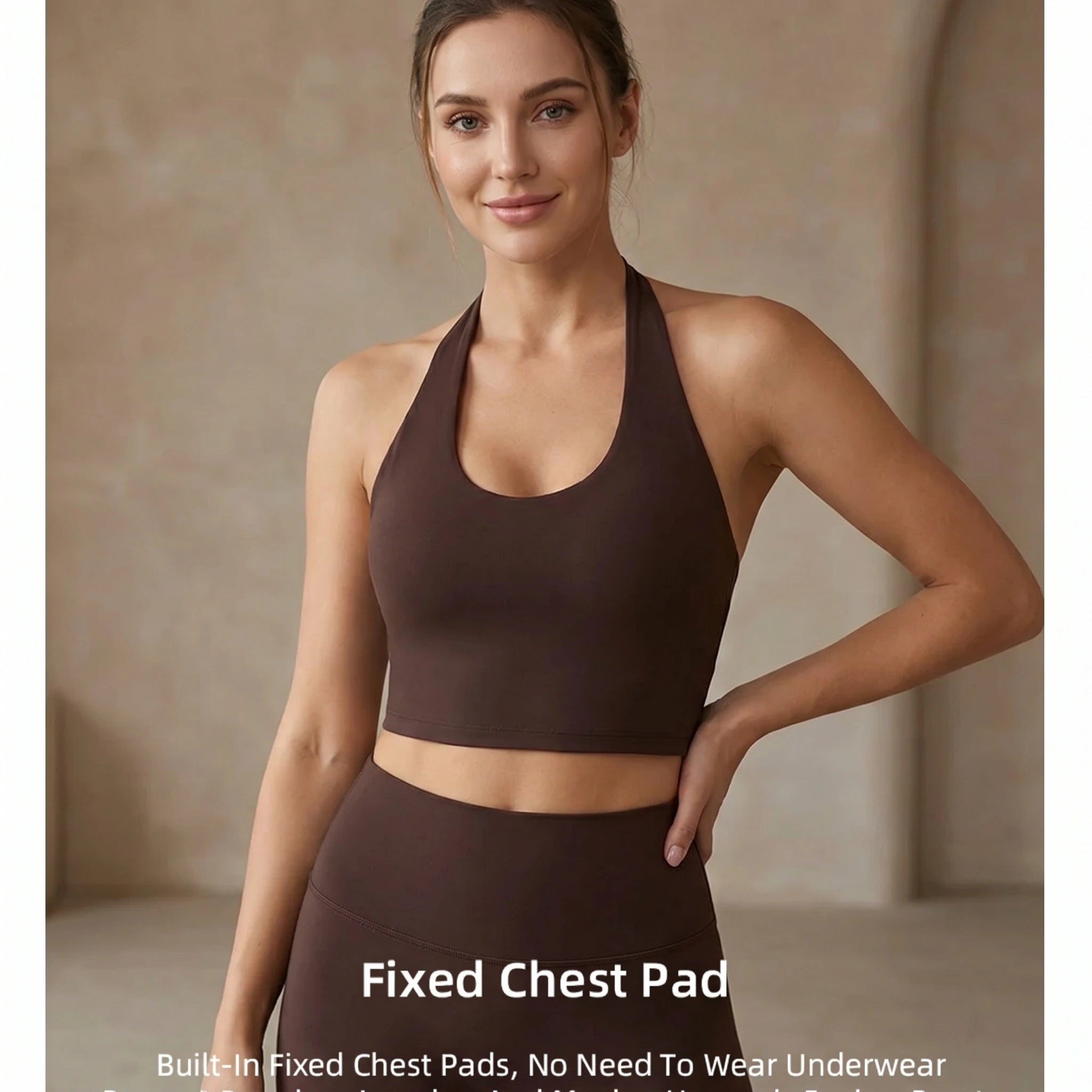 Isabella Womens Breathable Bold Backless Sports Bra