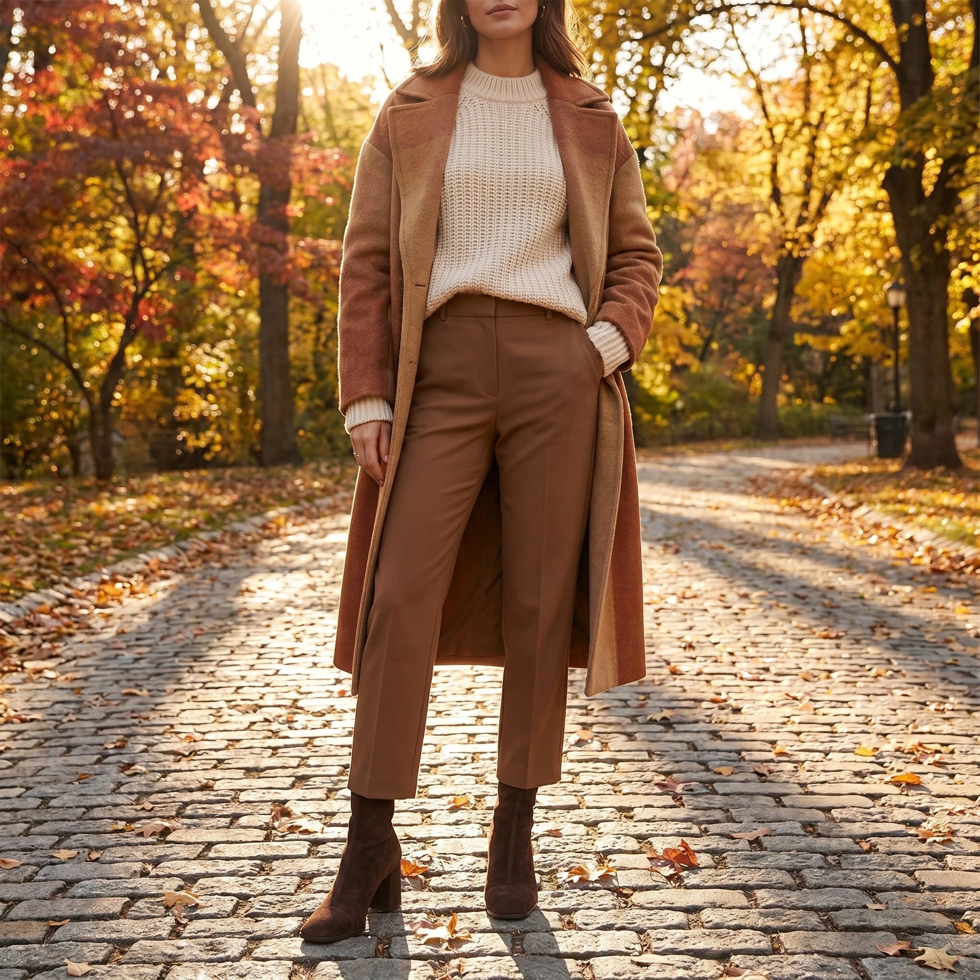 Close up showing the luxurious fabric and precise stitching of the Womens Comfortable Autumn Heel Boots in a rich burgundy hue.