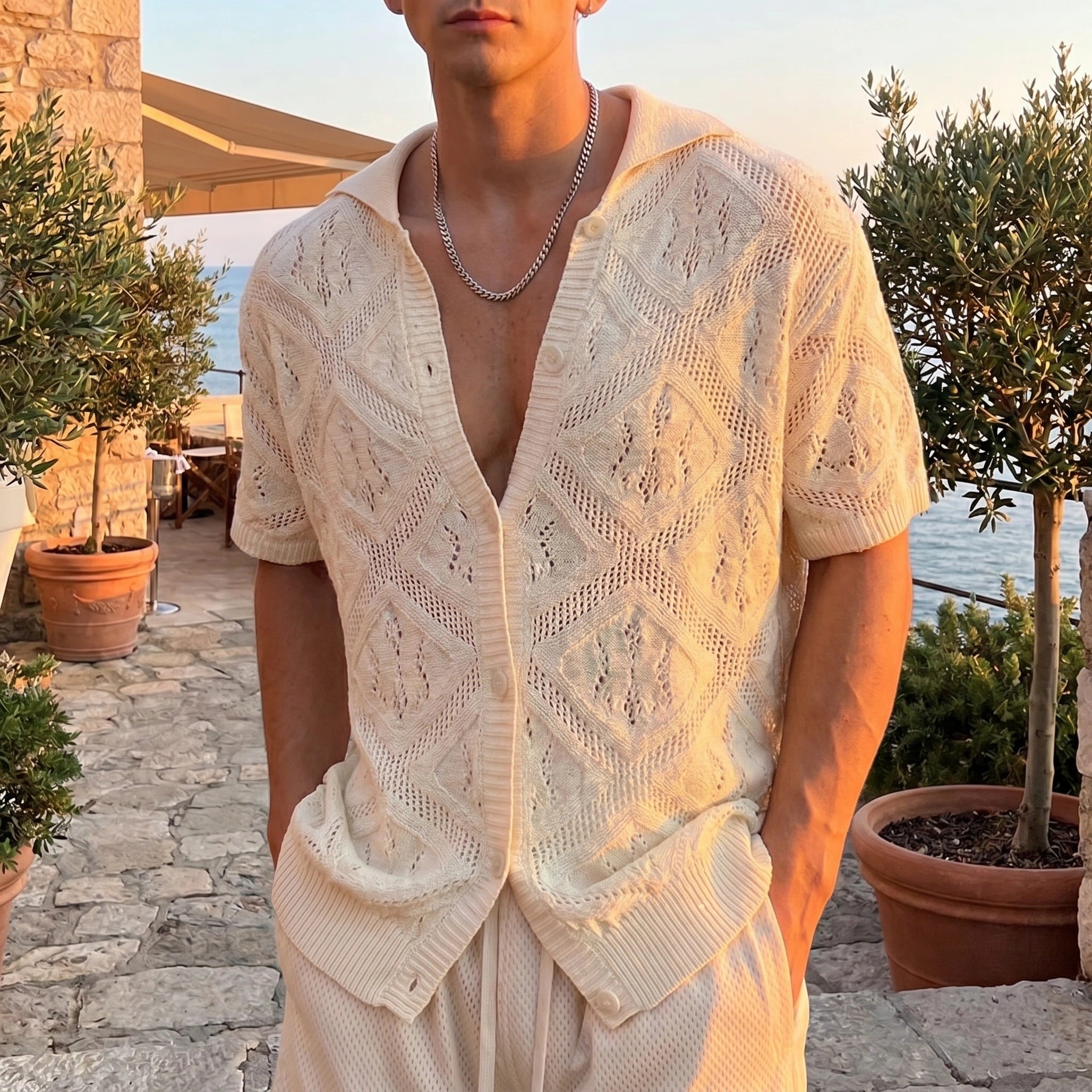 Axel Mens Stylish Breathable Summer Top