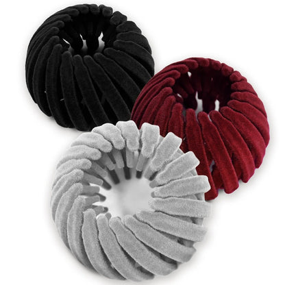 Stylish Bird's Nest Hair Clips Set of 3 Set 1 Nora Luxe