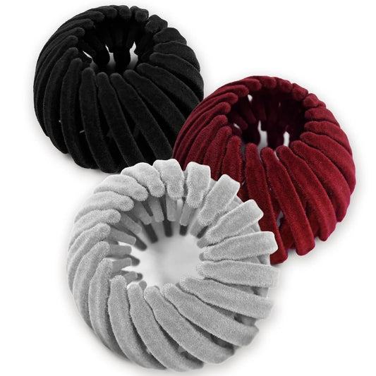 Stylish Bird's Nest Hair Clips Set of 3 Set 1 Nora Luxe