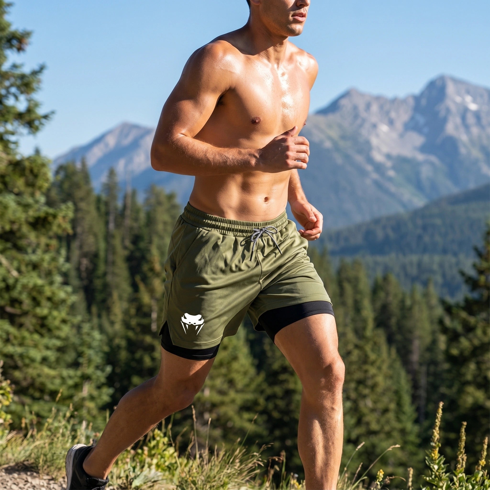 Liam Mens Breathable Quick Dry Athletic Shorts
