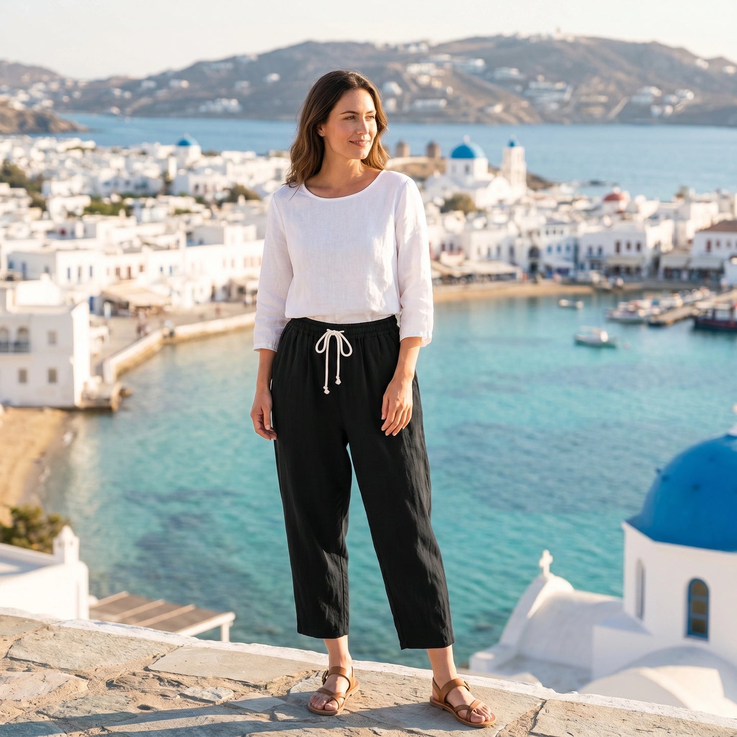 Isabella Womens Effortless Relaxed Summer Trousers