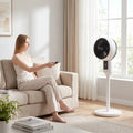 Leiser Oszillierender Standventilator Mit Fernbedienung Aeroflow
