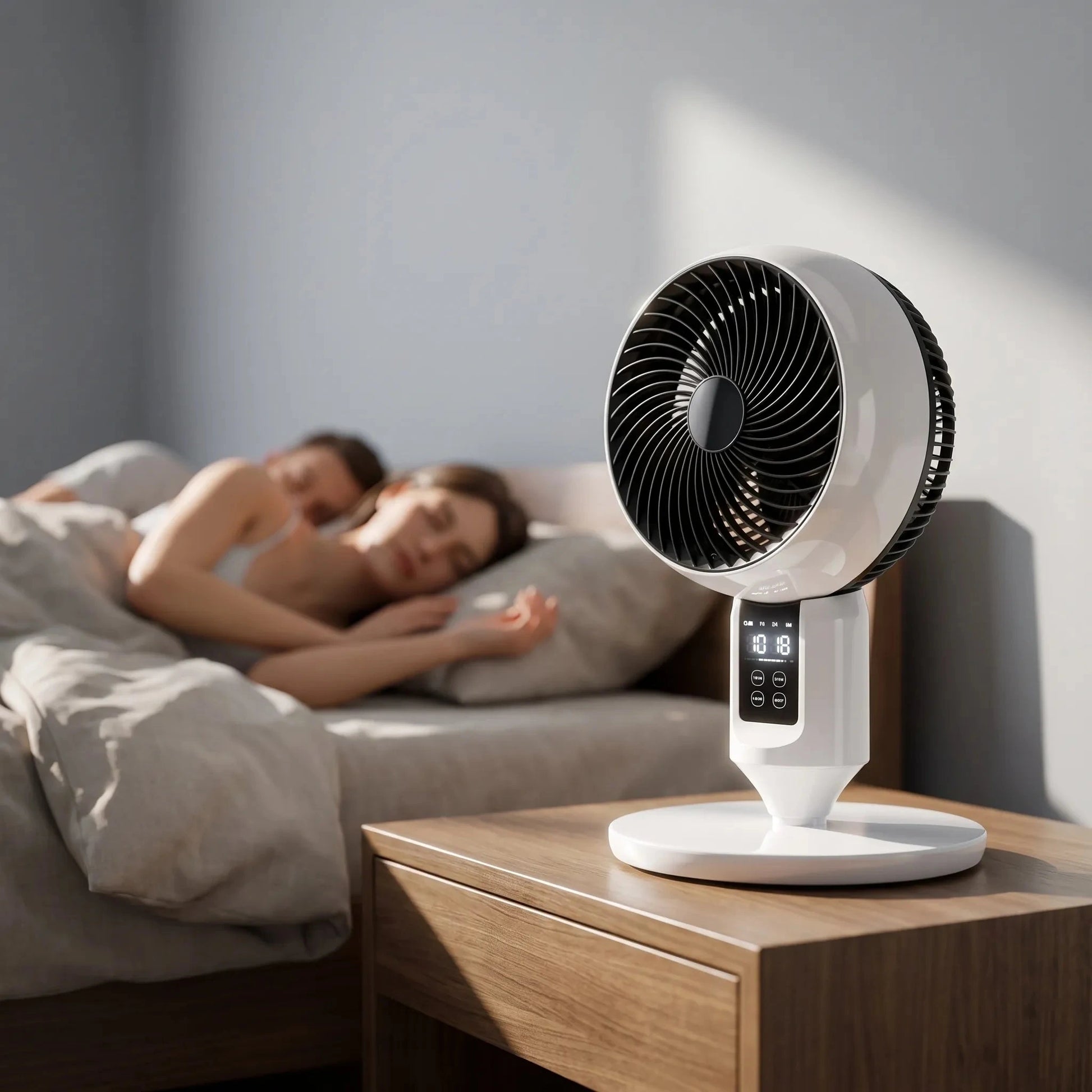 Leiser Oszillierender Standventilator Mit Fernbedienung Aeroflow