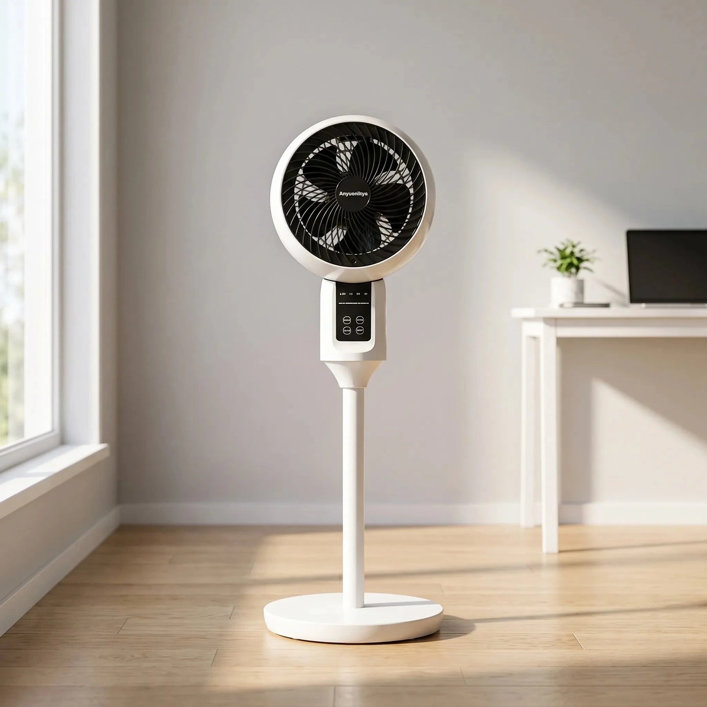 Multidirektionaler Oszillierender Raumventilator Mit Fernbedienung Ventorix