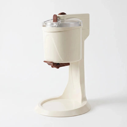 Of the ice cream maker's control panel showcasing easy to read buttons and a digital display for settings