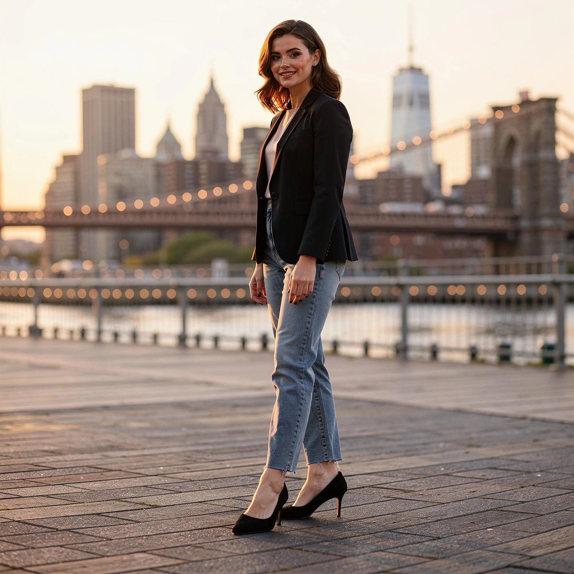 Elegant pointed mid heel sandals in soft beige leather, featuring a sleek design and ankle strap, detailed view
