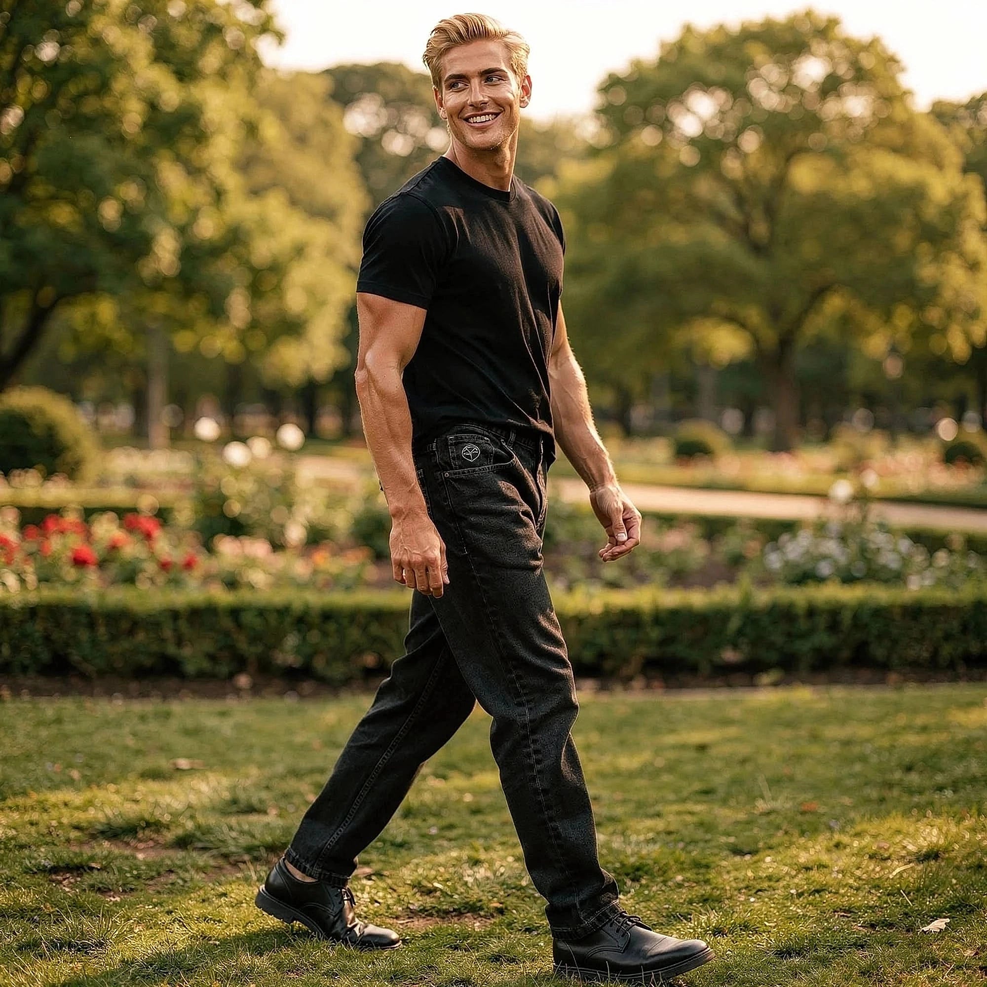 Liam Relaxed Wide Leg Denim Pants