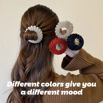 Stylish Bird's Nest Hair Clips Set of 3 Set 1 Nora Luxe
