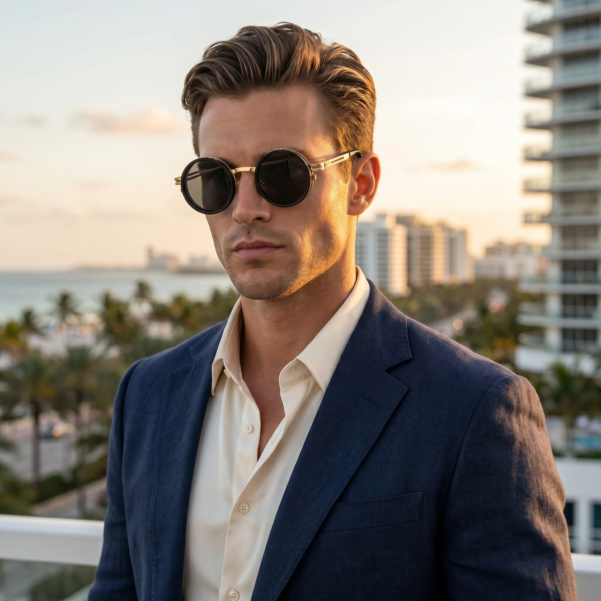 Liam Mens Polarized Sleek Outdoor Sunglasses
