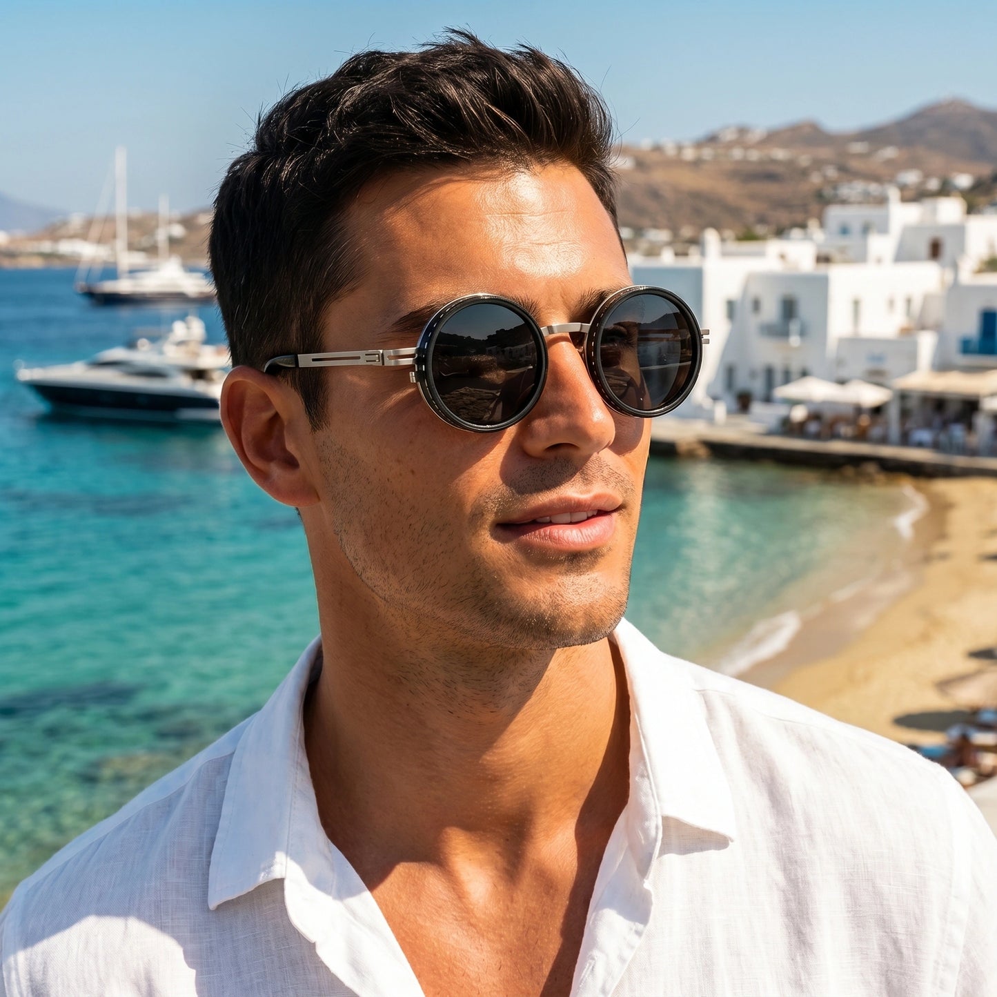 Liam Mens Polarized Sleek Outdoor Sunglasses