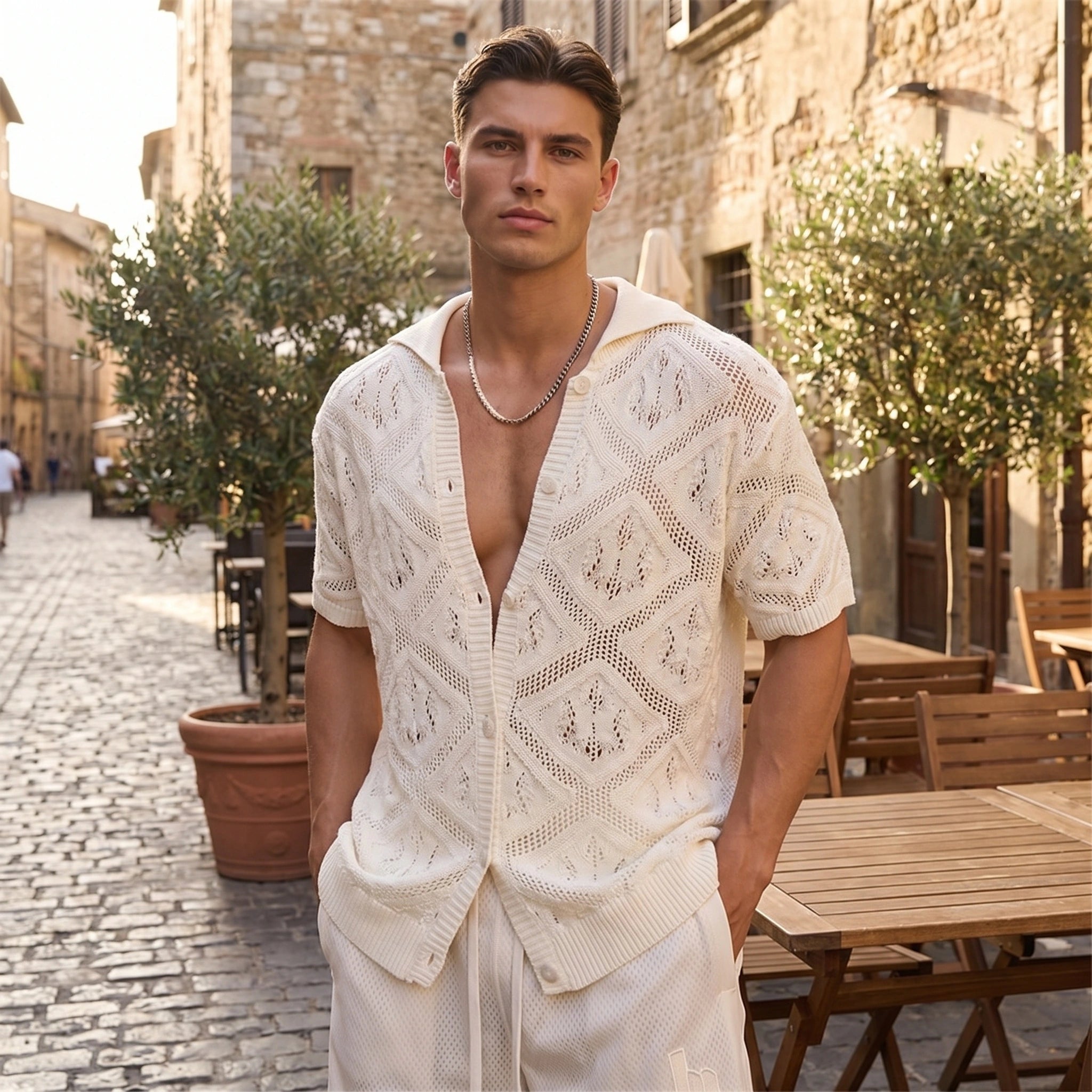 Axel Mens Stylish Breathable Summer Top