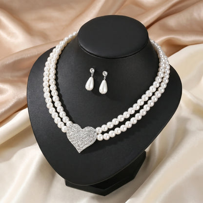 Close up of the Womens Timeless Jewelry Set showing intricate stitching and a refined design, perfect for enhancing any sophisticated outfit.