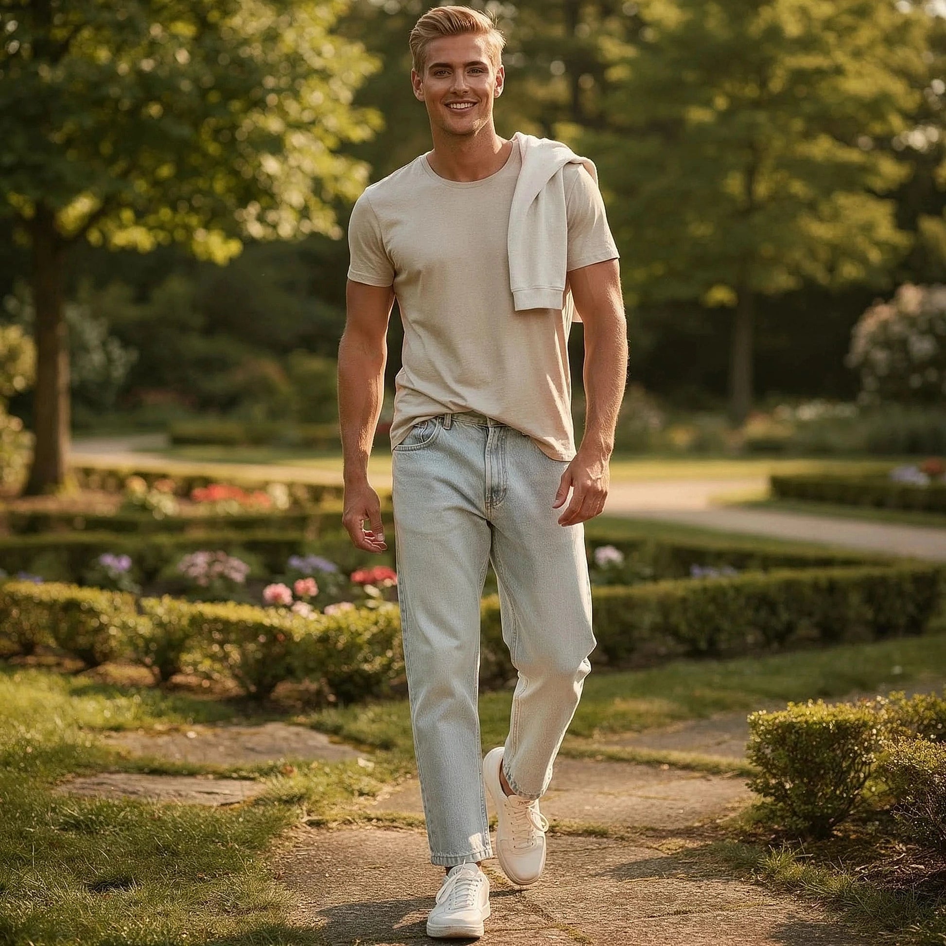 Liam Relaxed Wide Leg Denim Pants