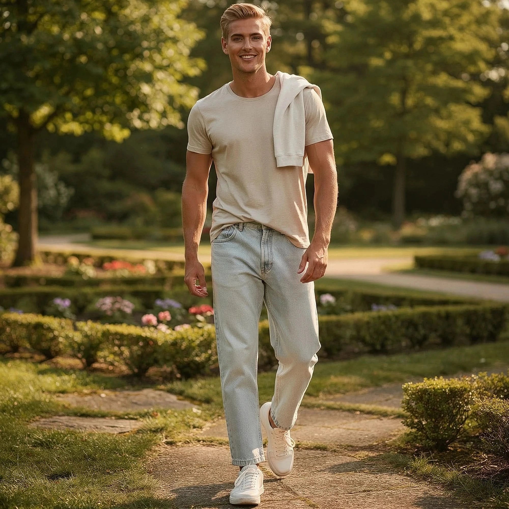 Liam Relaxed Wide Leg Denim Pants