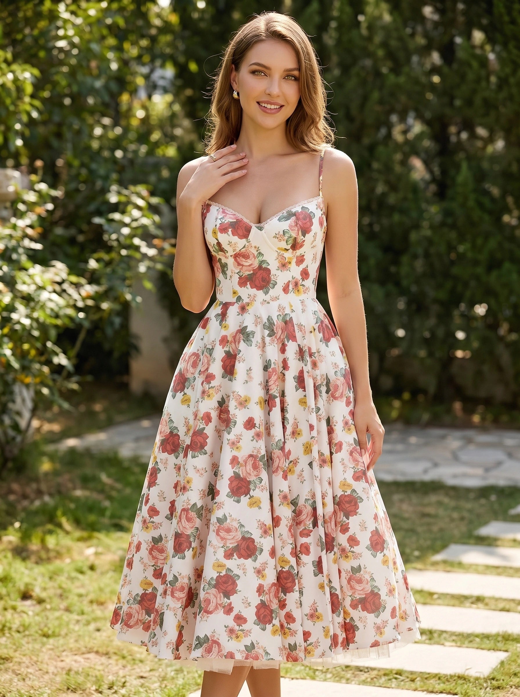 Close up view of the Womens Strapless Summer Dress showing the luxurious fabric texture and precise stitching details against a soft, neutral background.