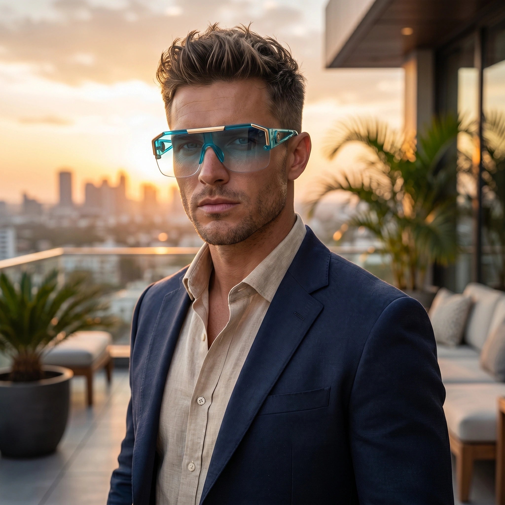 Liam Mens Effortless Stylish Sunglasses