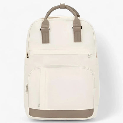 Urban Style Waterproof Backpack Mira Beige Nora Luxe