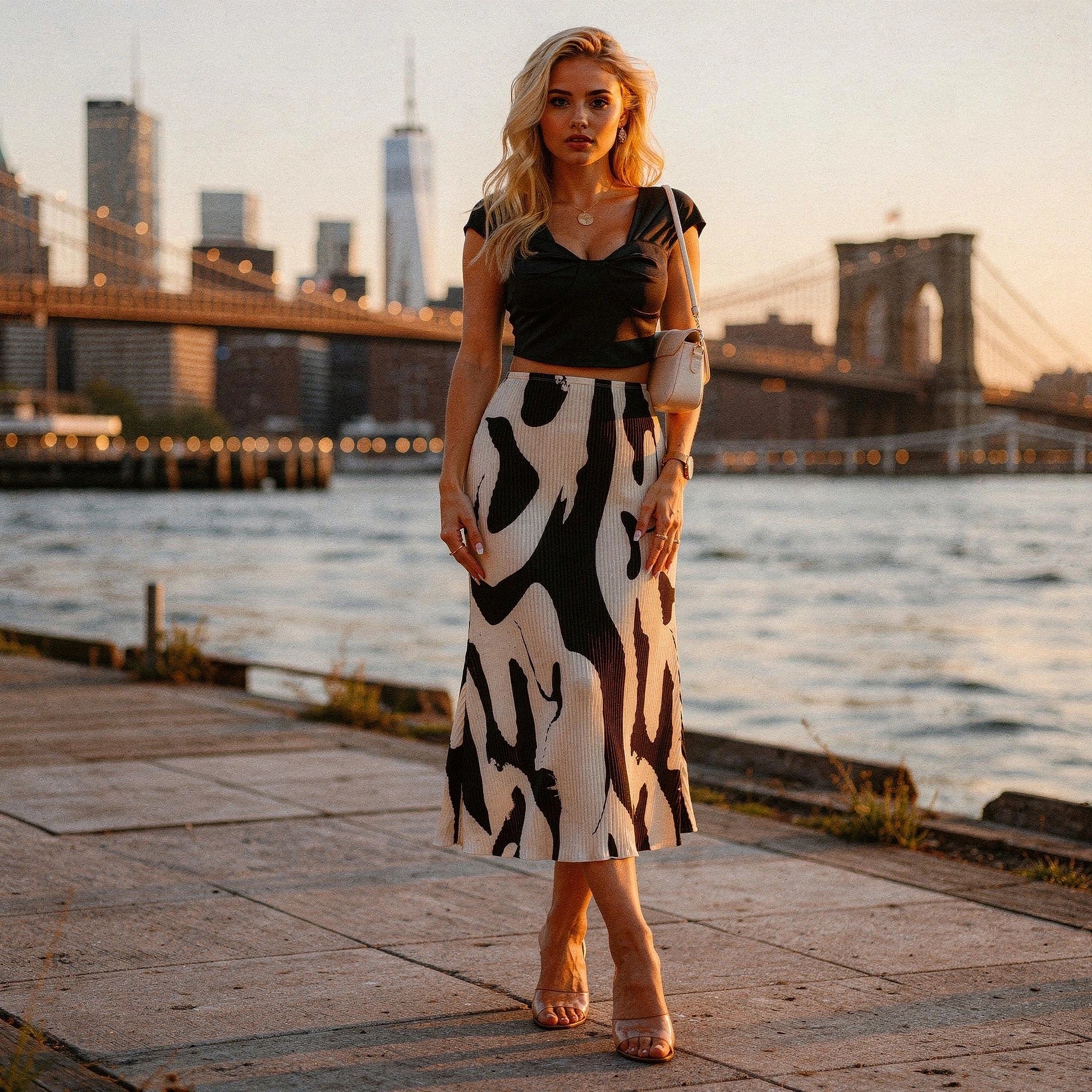 View of a chic pleated autumn midi skirt in deep burgundy, featuring a soft fabric and elegant flow