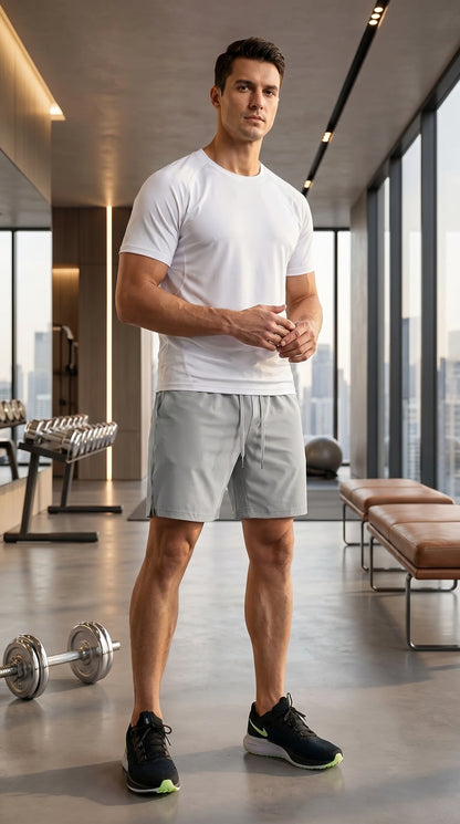 Liam Mens Lightweight Quick Dry Athletic Shorts