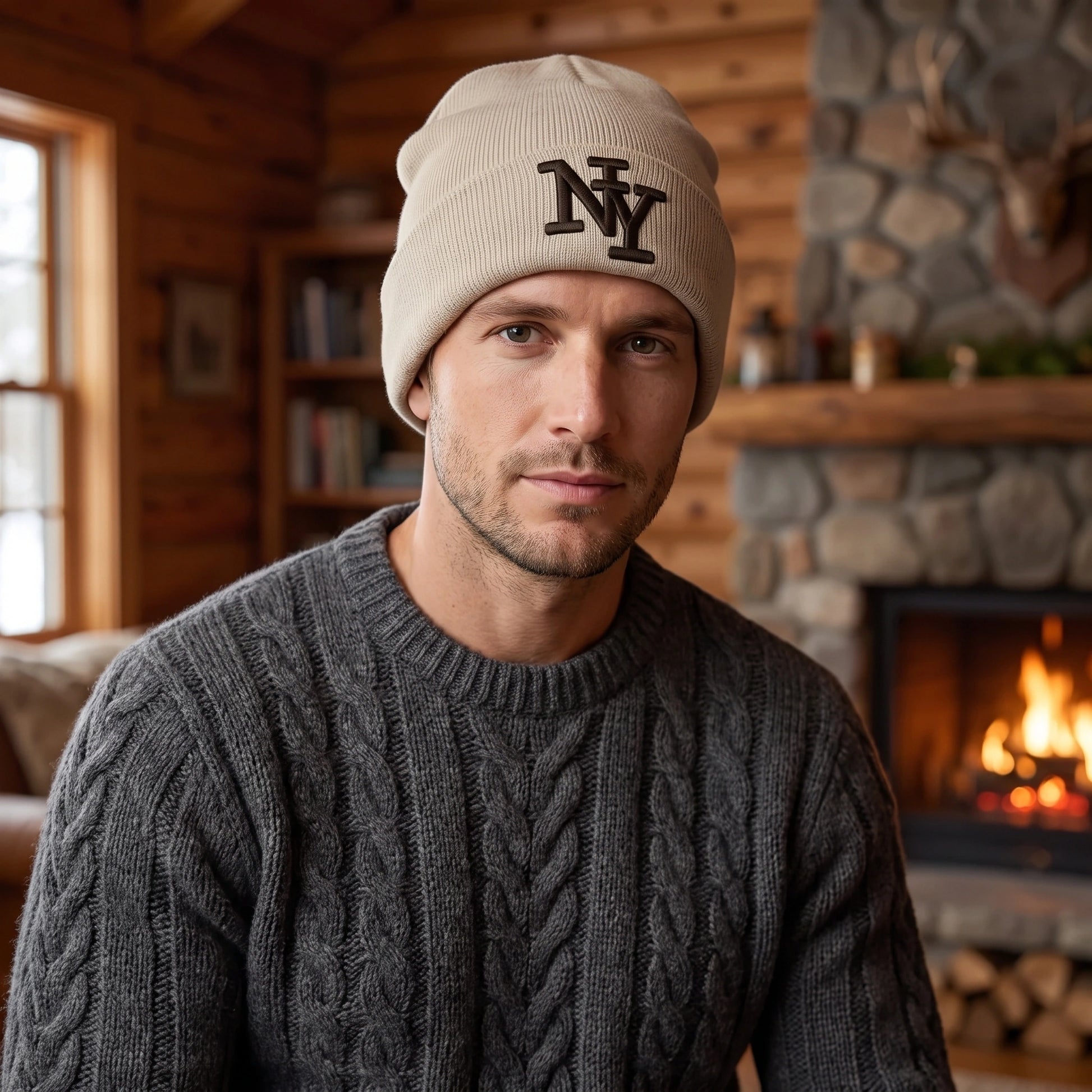 Liam Mens Casual Warm Winter Beanie