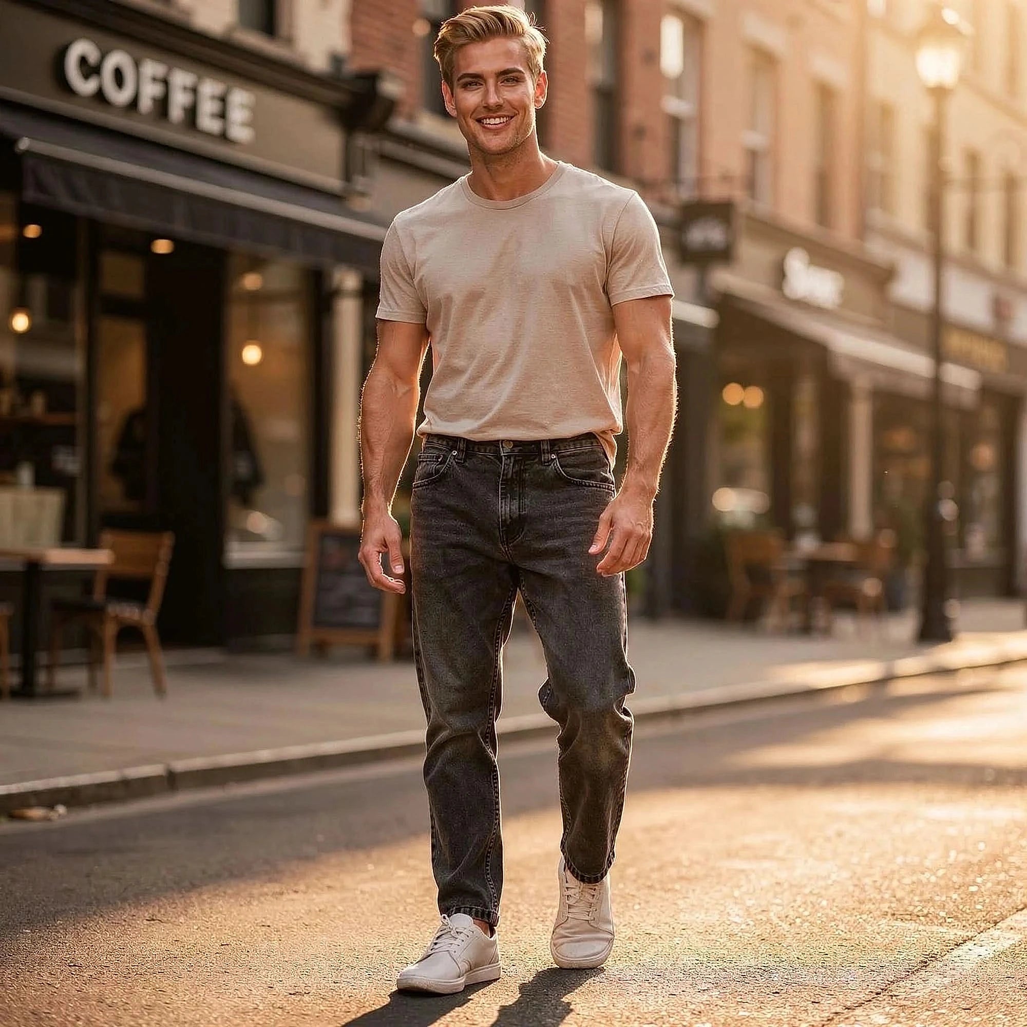 Liam Relaxed Wide Leg Denim Pants