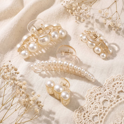 Close up view of the Womens Hair Clips showing intricate stitching and a glossy finish, ideal for enhancing any hairstyle effortlessly.