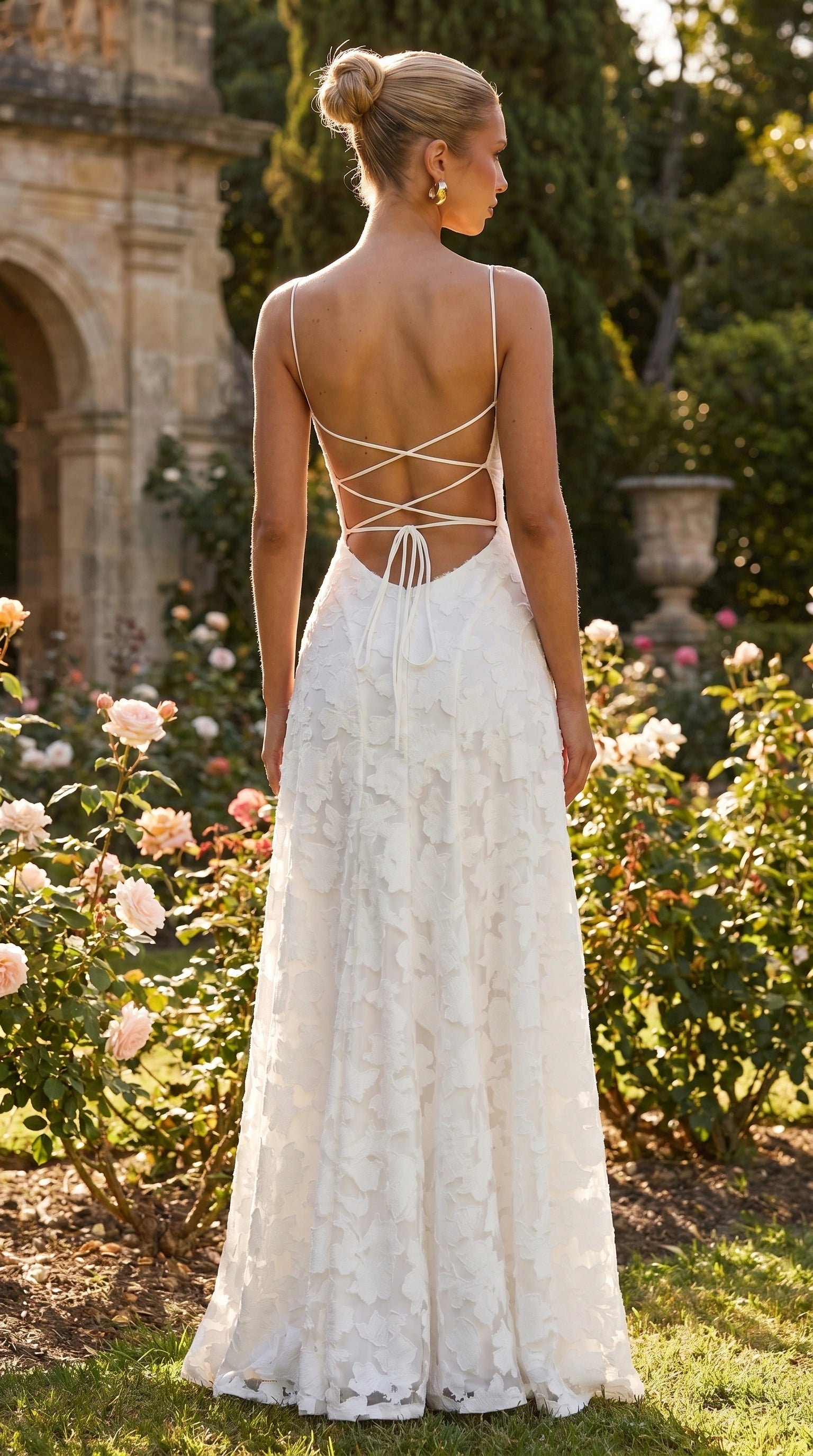 Mila Womens Elegant Flowy Maxi Dress