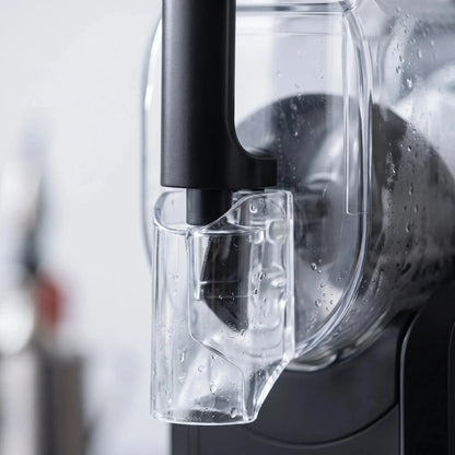 Of the slush machine's digital control panel showcasing temperature settings and user friendly interface for easy operation