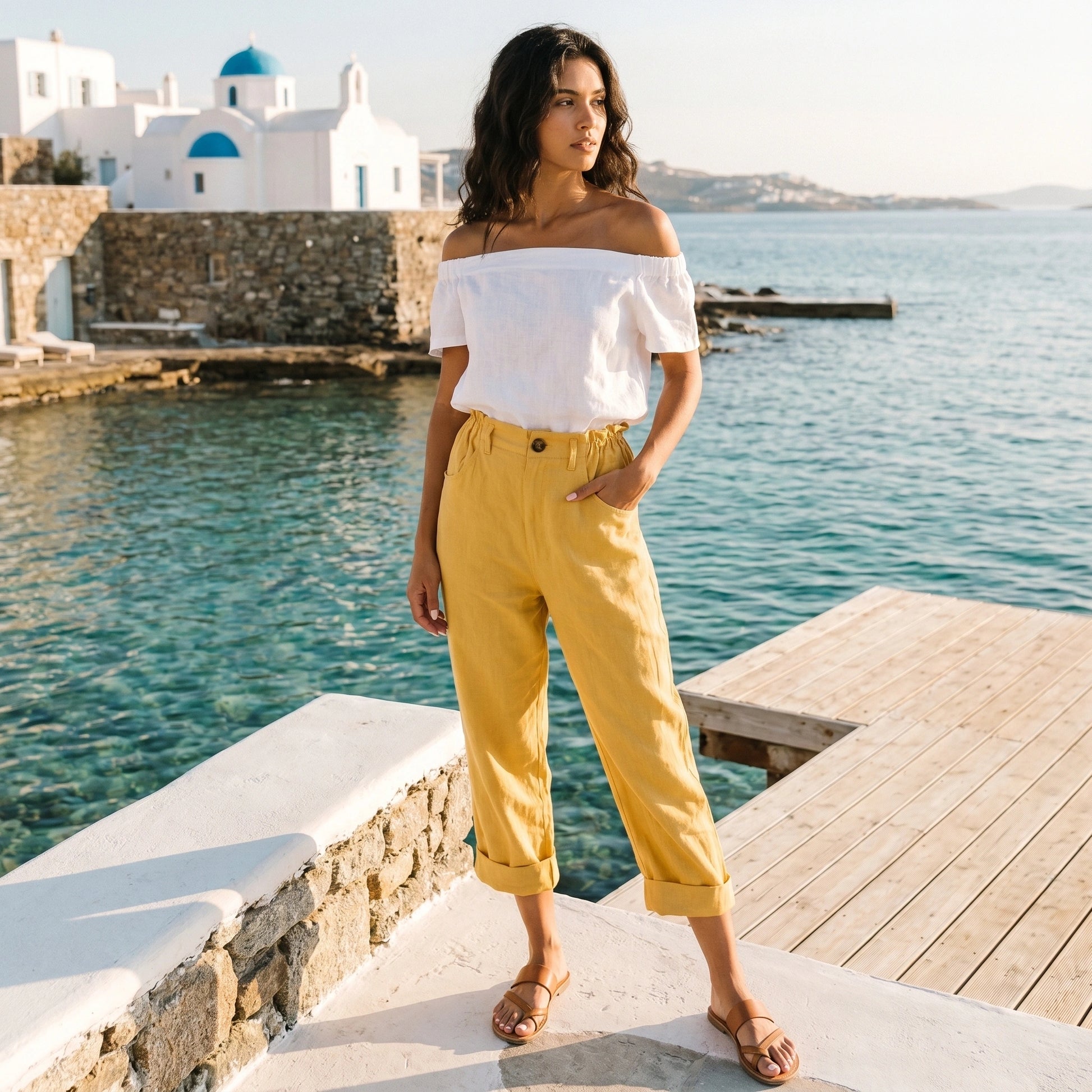 Bianca Womens Effortless Relaxed Summer Pants