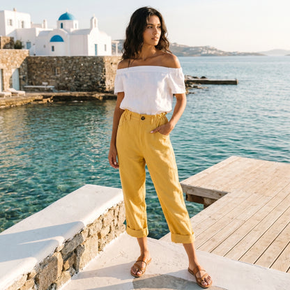 Bianca Womens Effortless Relaxed Summer Pants