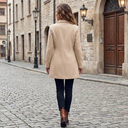 Charlotte Womens Chic Tailored Coat