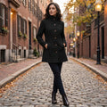 Charlotte Womens Chic Tailored Coat