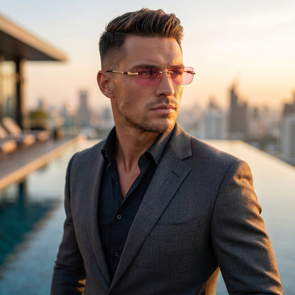 Robert | Mens Stylish Minimalist Summer Sunglasses