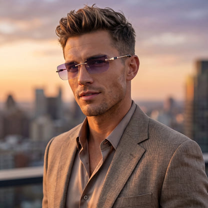 Robert | Mens Stylish Minimalist Summer Sunglasses