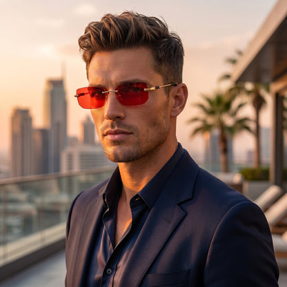 Robert | Mens Stylish Minimalist Summer Sunglasses