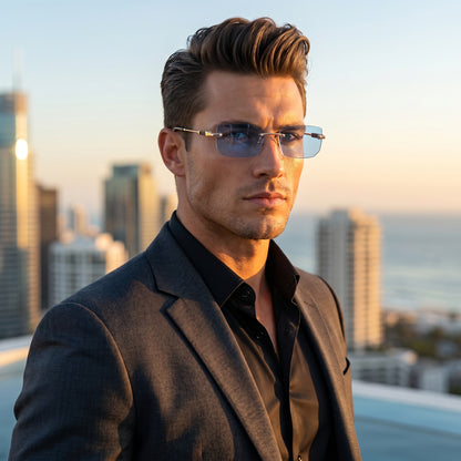 Robert | Mens Stylish Minimalist Summer Sunglasses