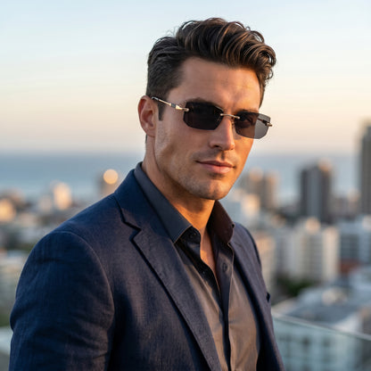 Robert | Mens Stylish Minimalist Summer Sunglasses