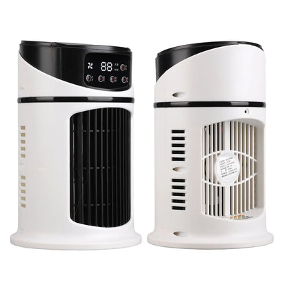 Of control panel displaying temperature settings, fan speed options, and intuitive interface for easy operation