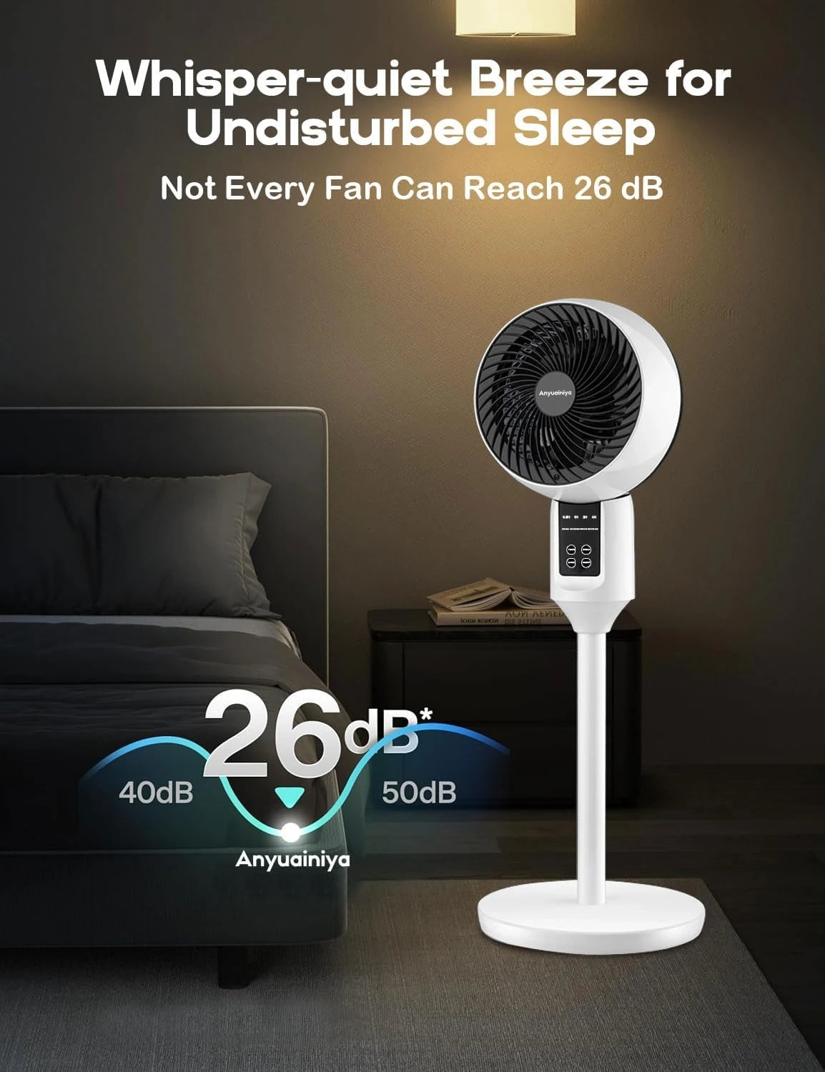 Moderner 3D Zirkulationsventilator Aerovibe