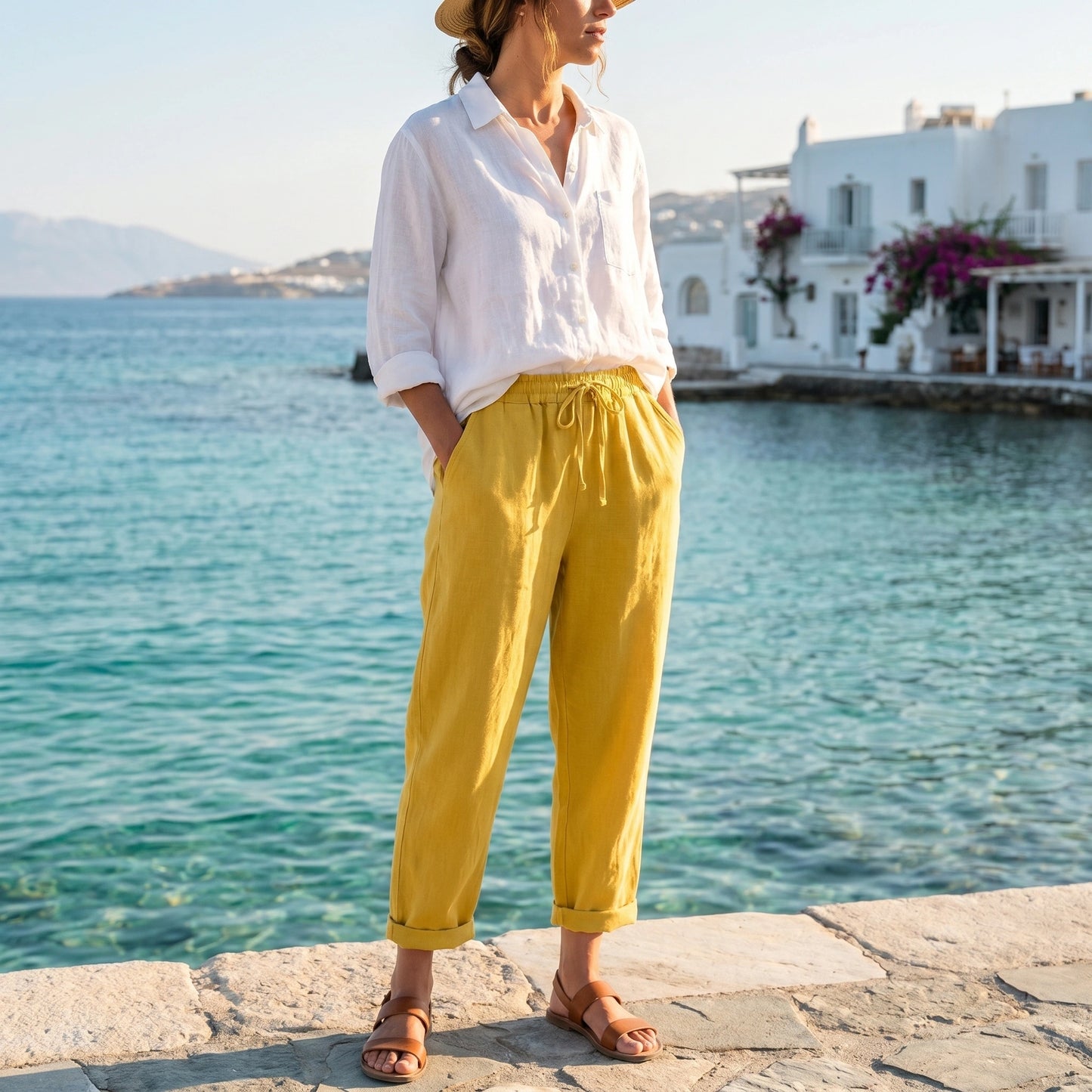 Isabella Womens Effortless Relaxed Summer Trousers